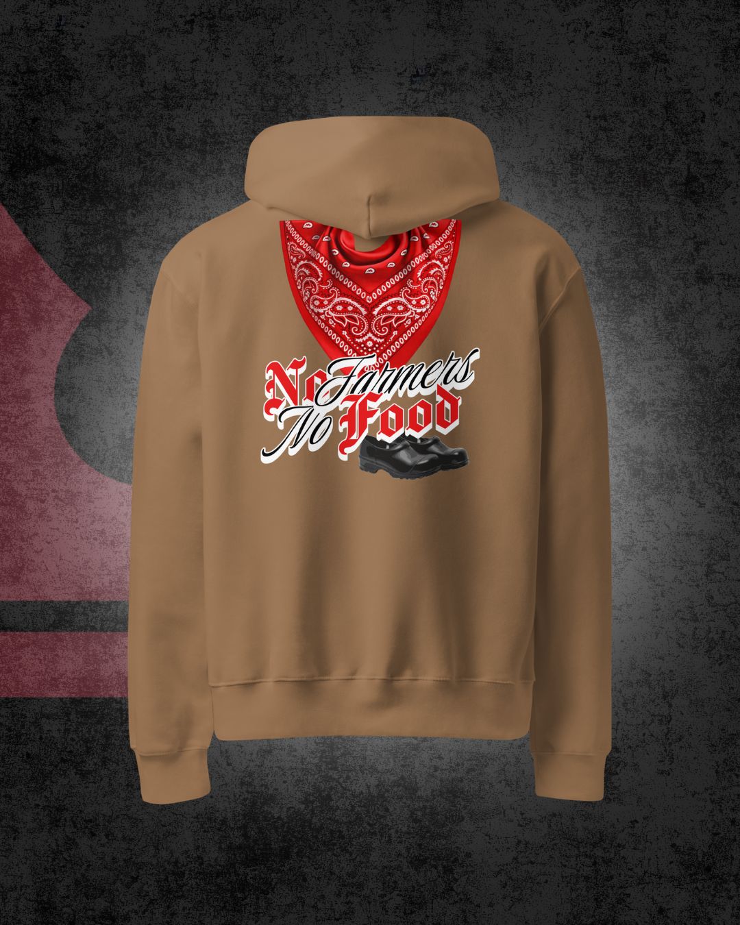 No Farmers No Food Oversized Hoodie