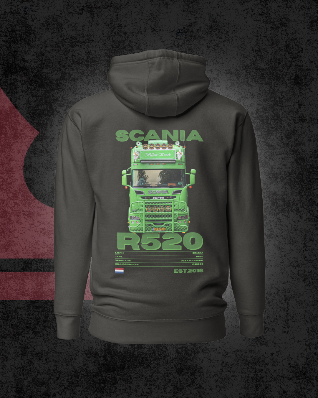 Willem Kraak Custom Hoodie 0001