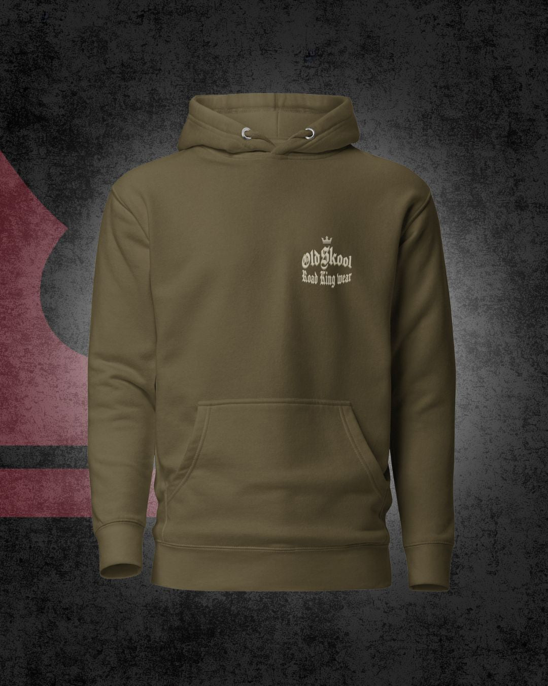 Old School Dreispeichen-Hoodie