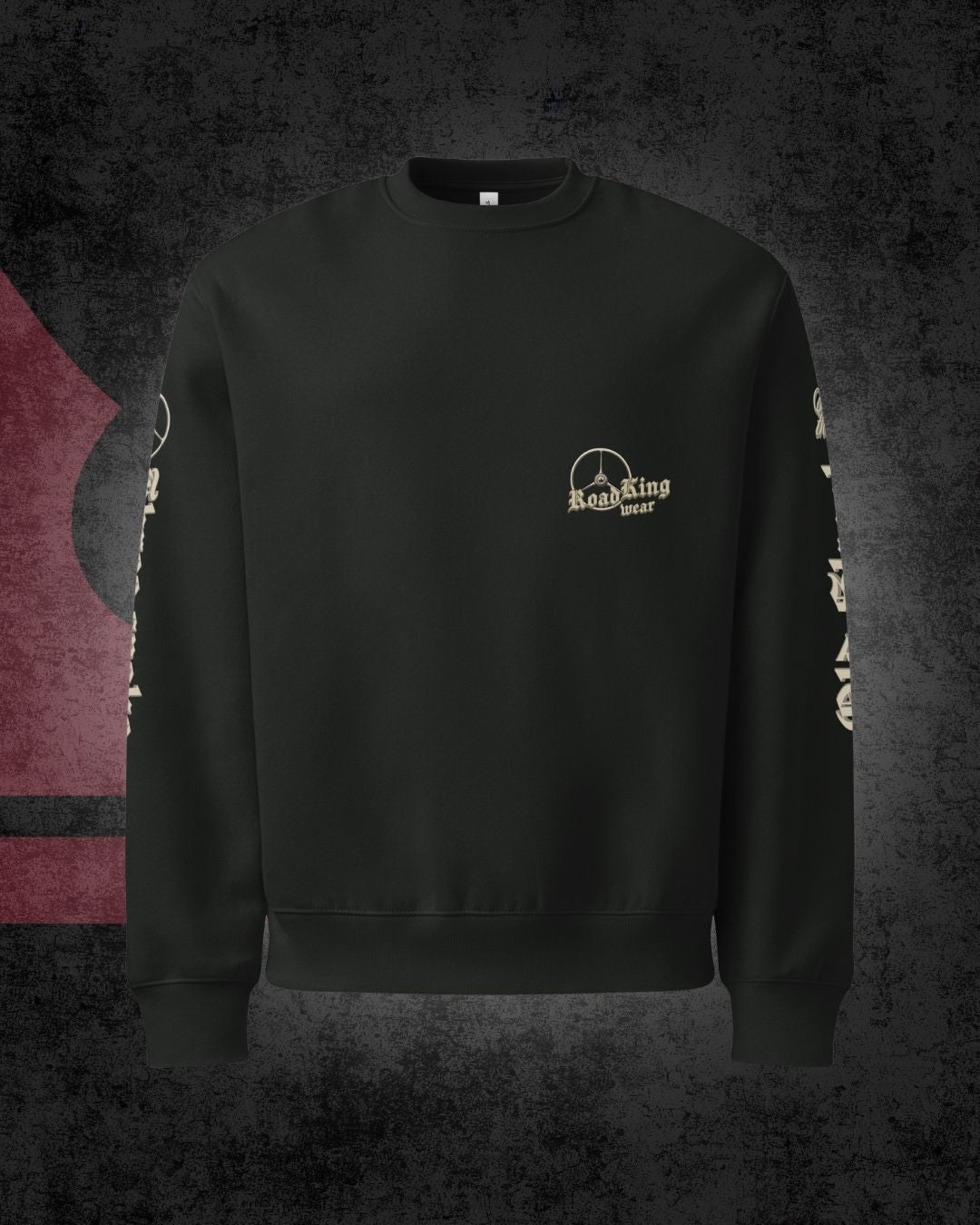 Oldskool Dreispeichen-Sonderedition Oversize-Pullover