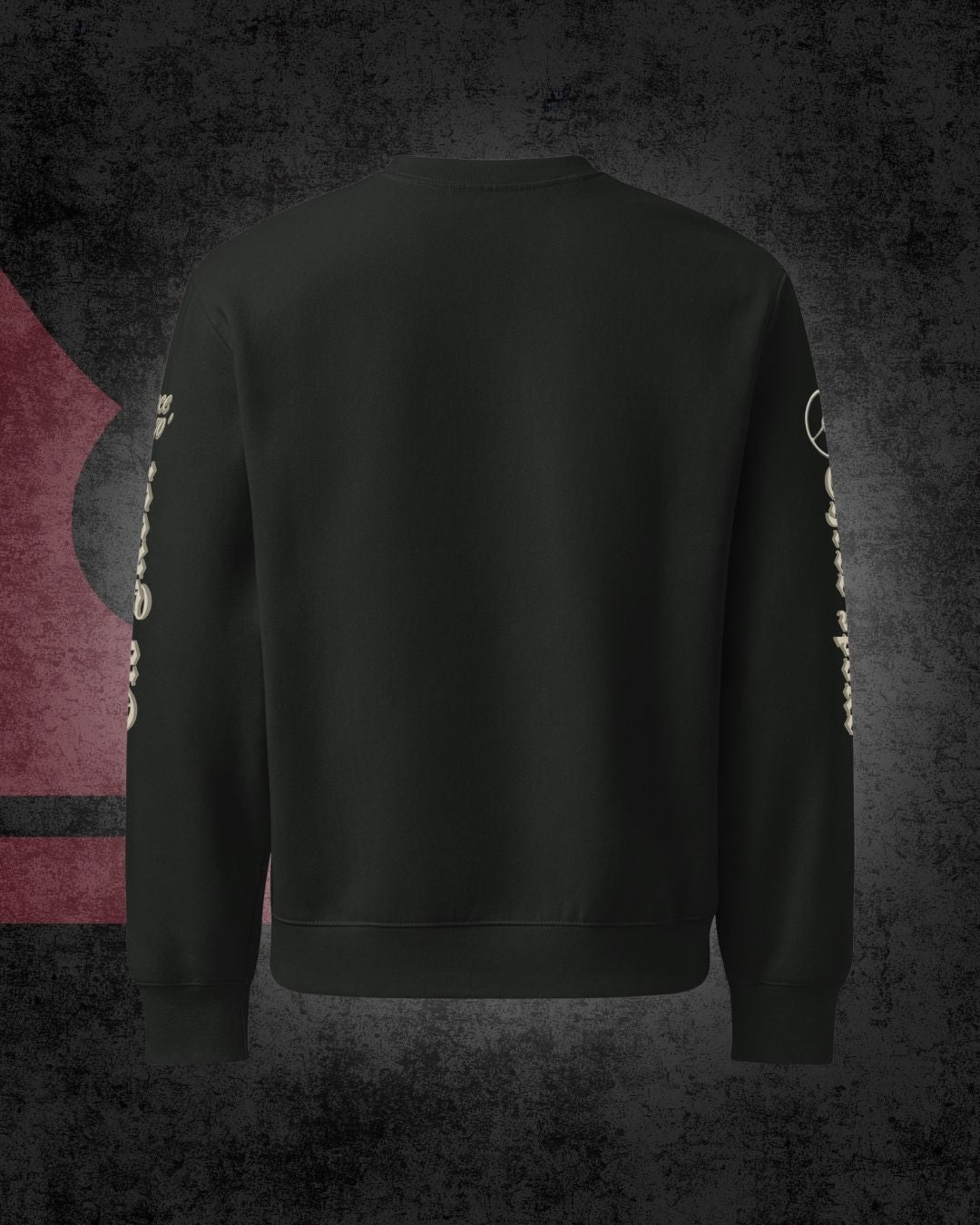 Oldskool Dreispeichen-Sonderedition Oversize-Pullover