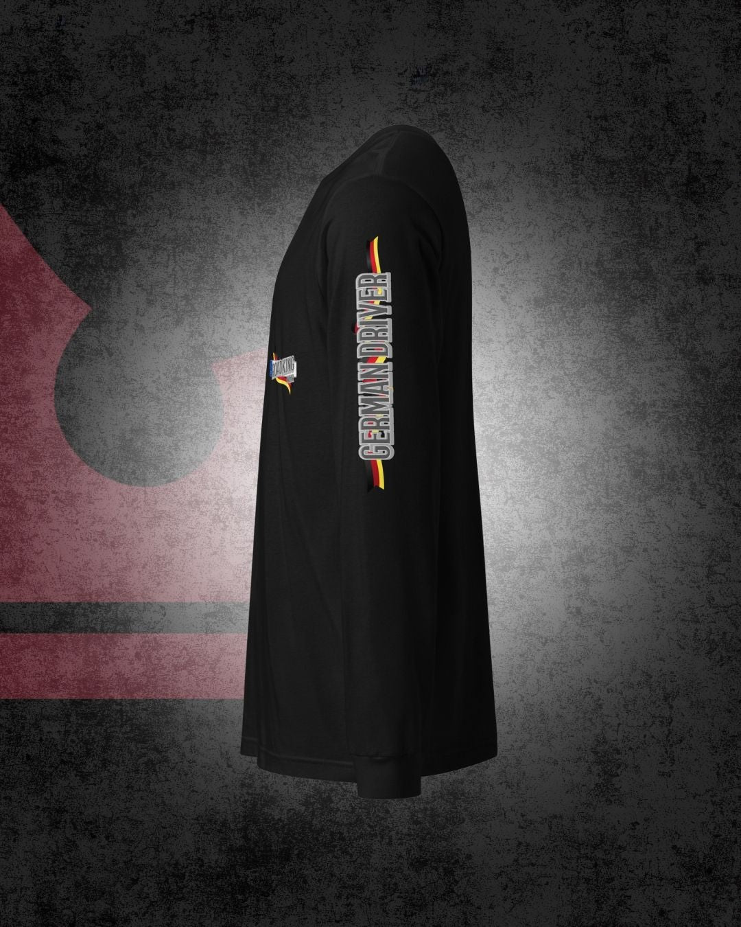 Langarmshirt mit deutschem Fahrermotiv