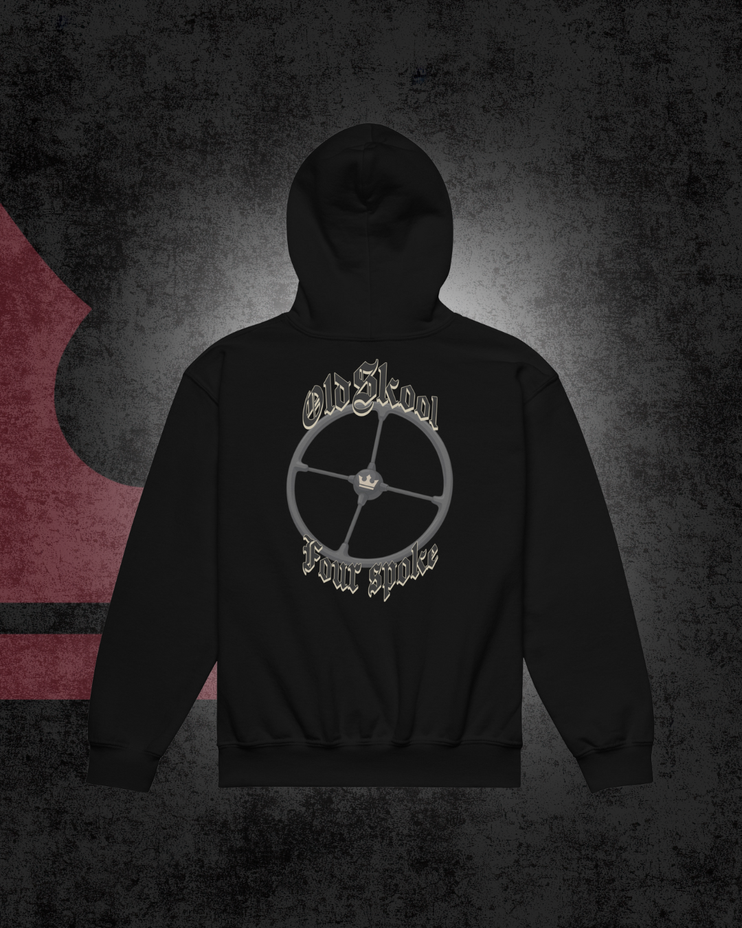 OldSkool Four spoke jeugd Hoodie
