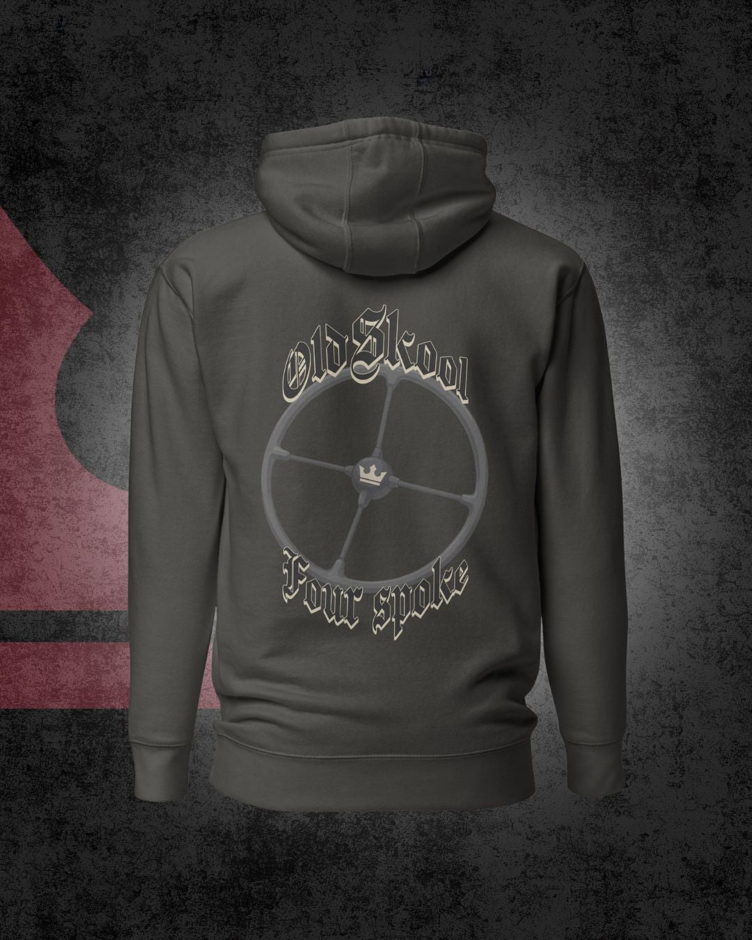 Old School Four Spoke Hoodie