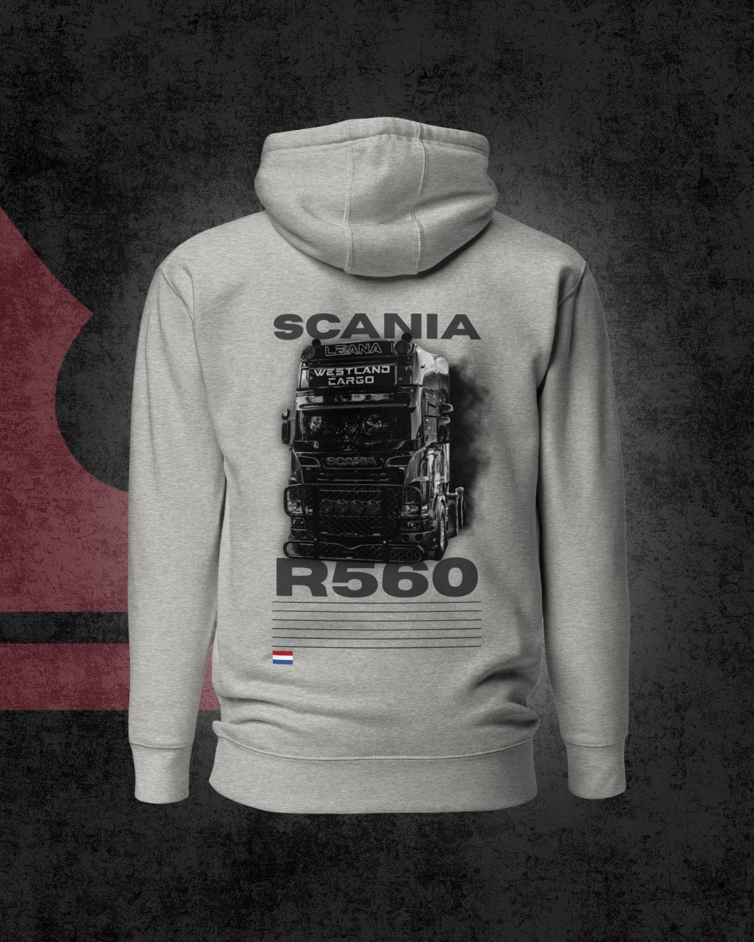 Scania R560 Black Smoke Edition Hoodie