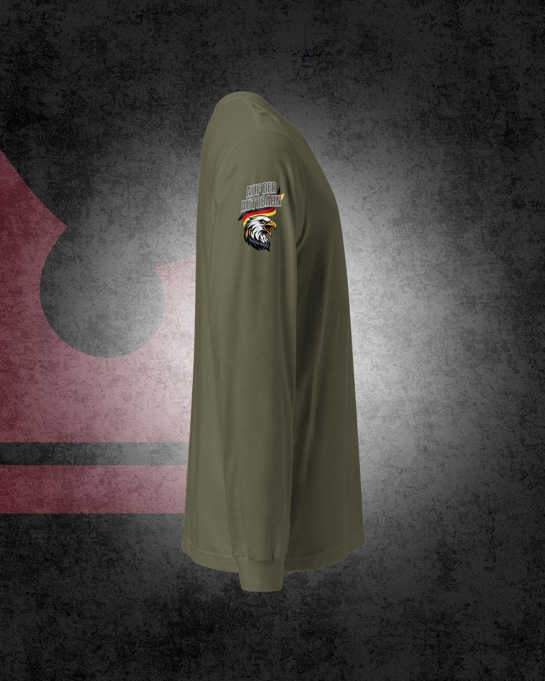 Langarmshirt mit deutschem Fahrermotiv