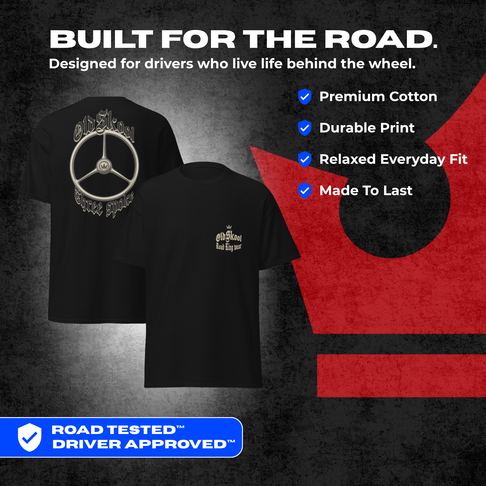 OldSkool Three Spoke T-Shirt