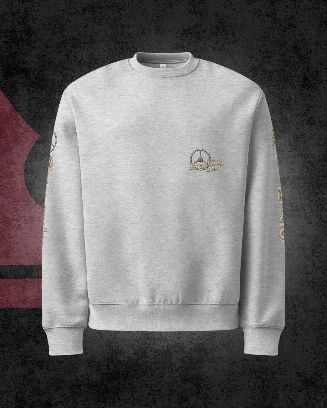 Oldskool Dreispeichen-Sonderedition Oversize-Pullover