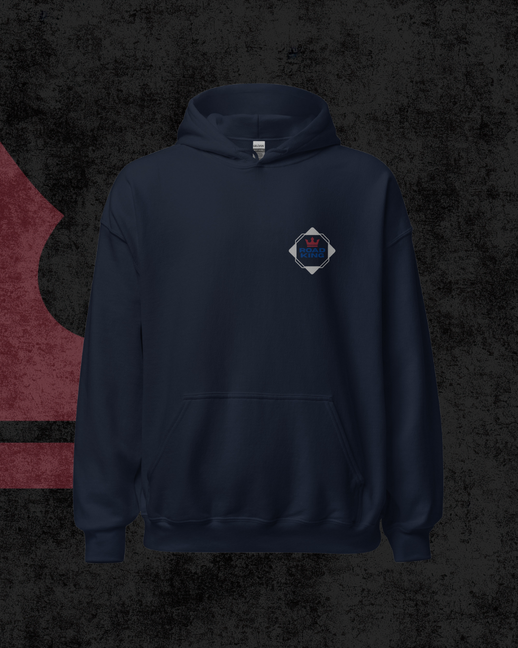 Danish Dice Oversized Hoodie blue