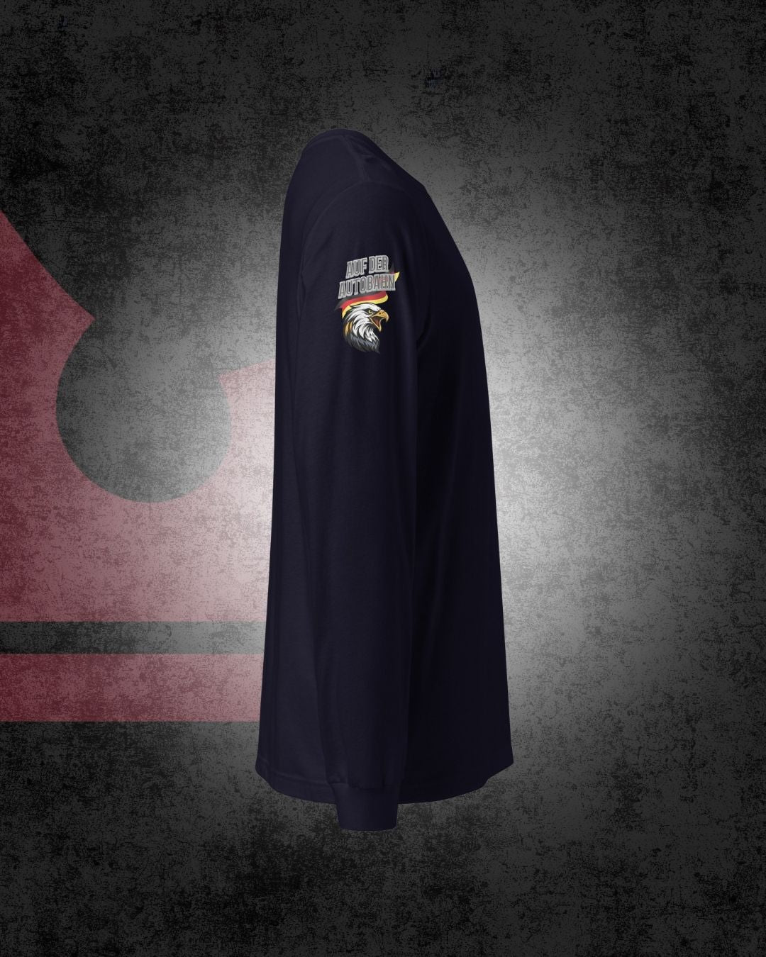 Langarmshirt mit deutschem Fahrermotiv
