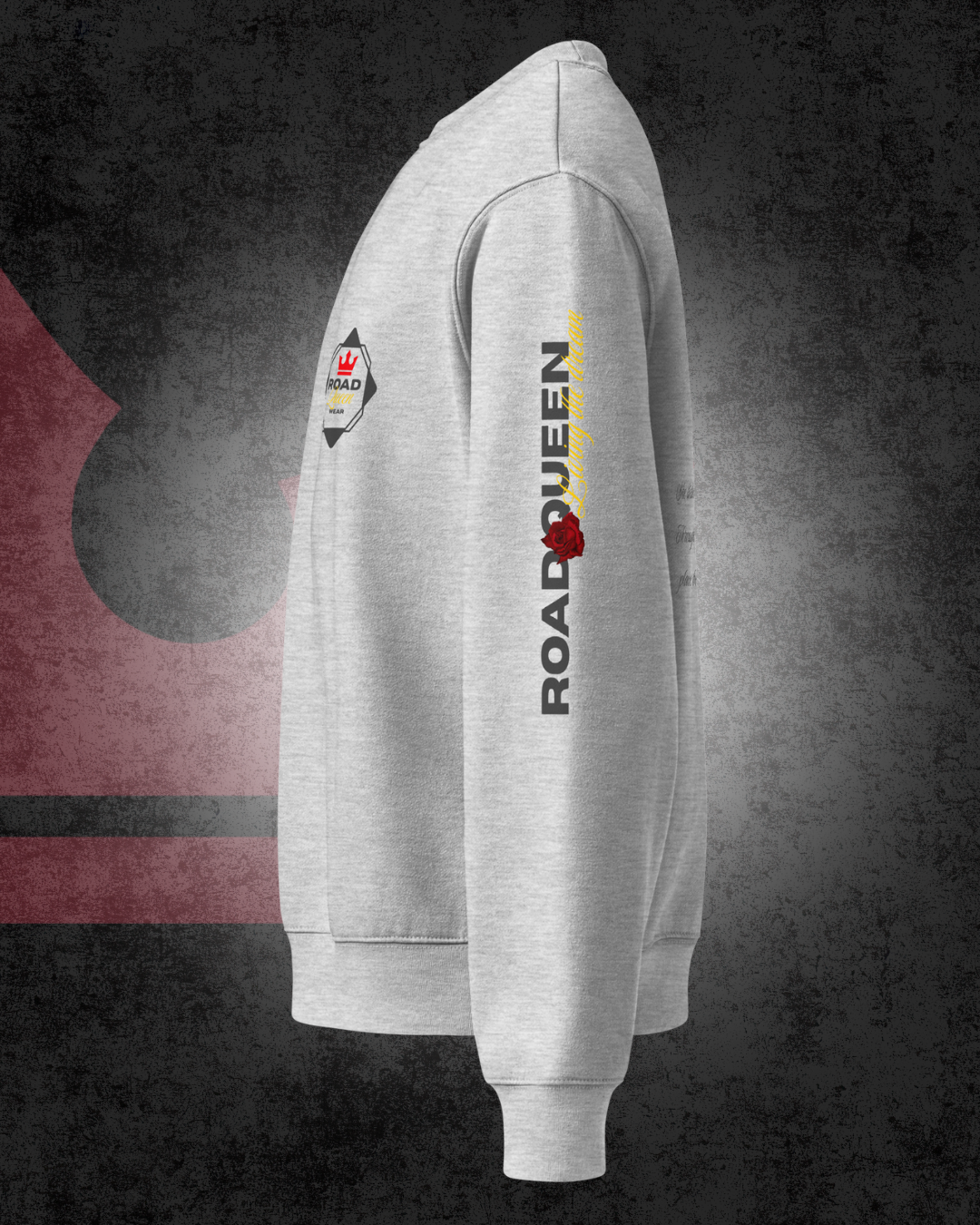 Road Queen Roses Oversized sweatshirt