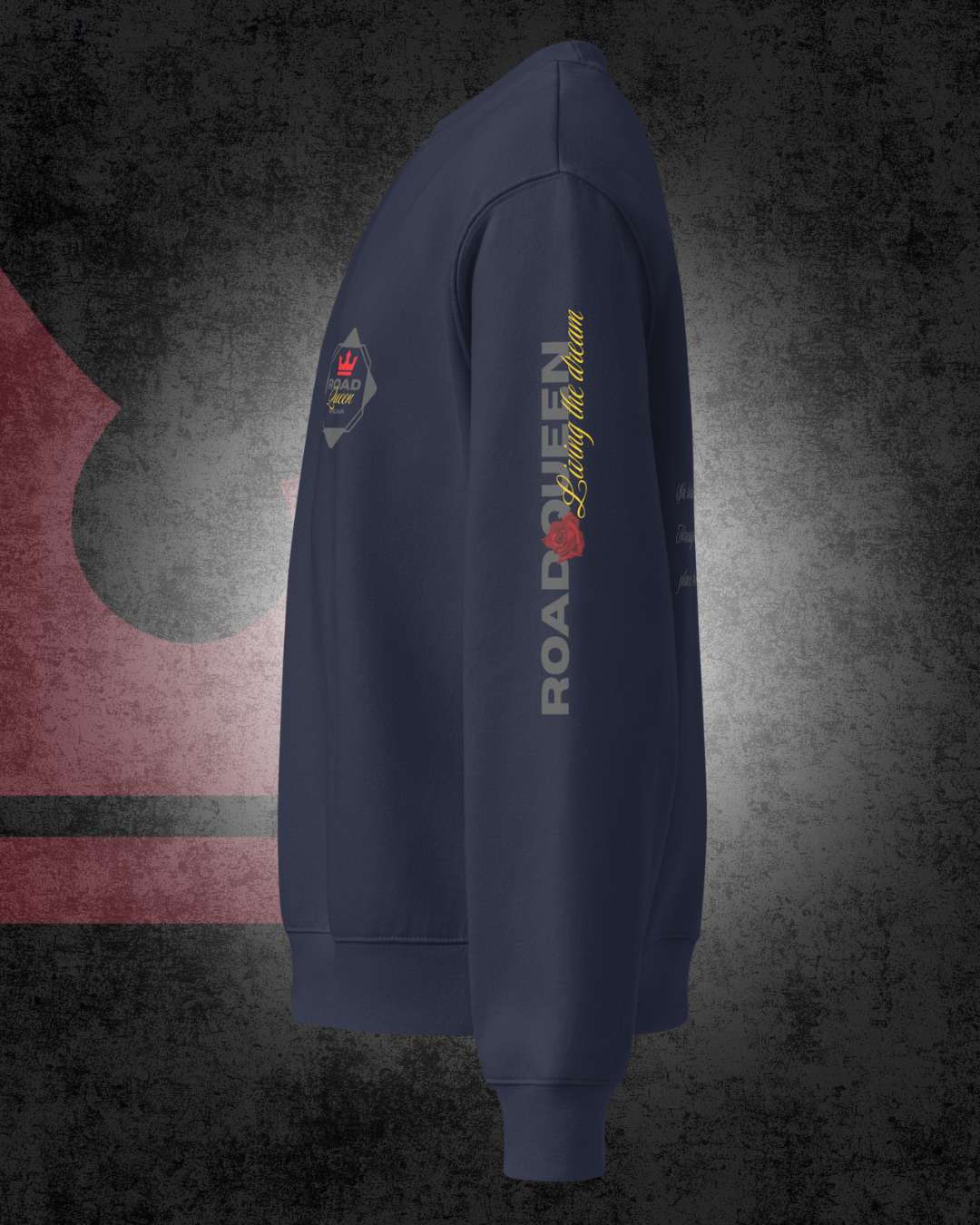 Road Queen Roses Oversized sweatshirt