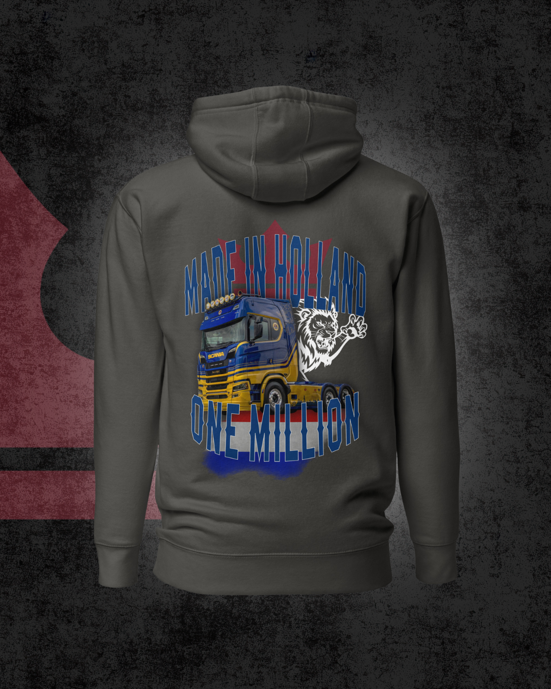 One Million Scania Edition Hoodie - Dark Gray