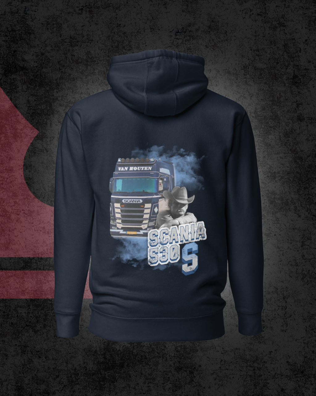 Scania S530 'Van Houten' Edition Hoodie - Navy blue