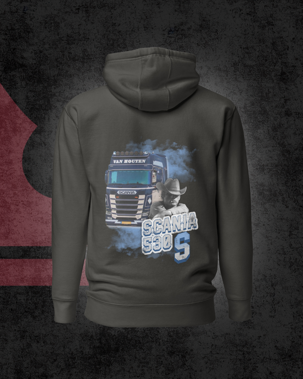 Scania S530 'Van Houten' Edition Hoodie - Dark Gray