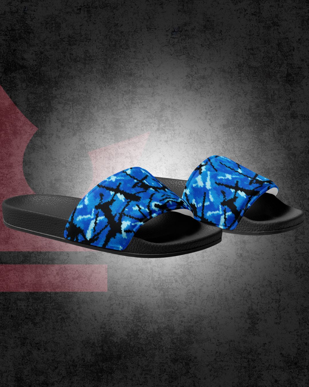 Danish pluche slides - Blue