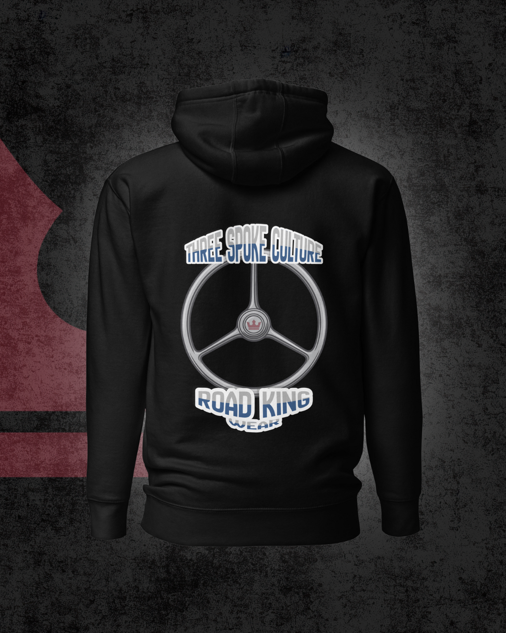 Road King 3-Spoke Hoodie - Black