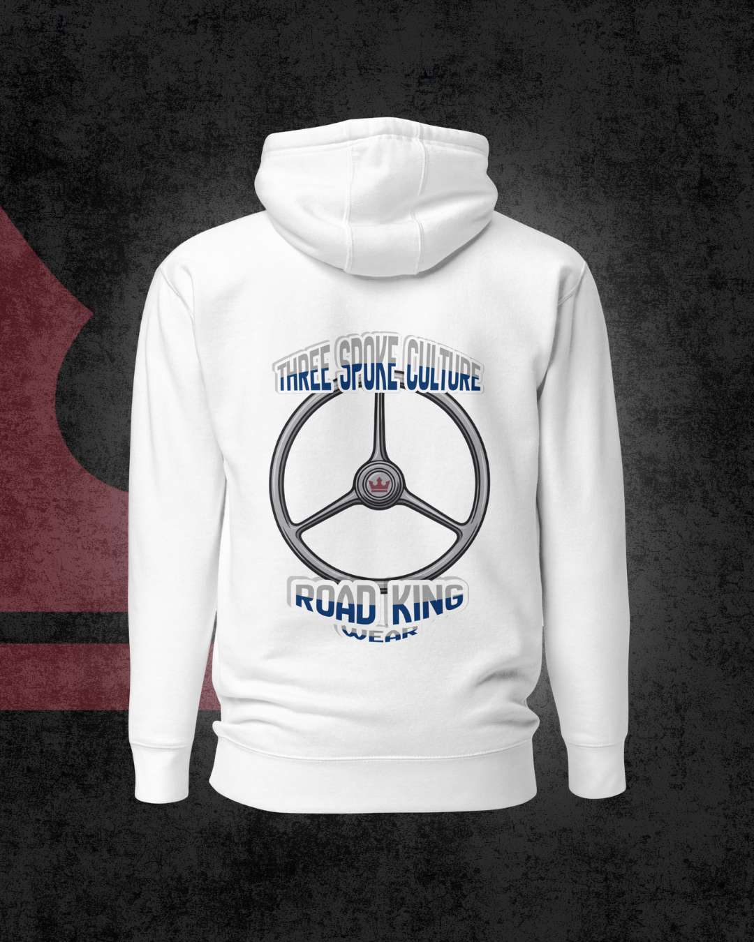 Road King 3-Spoke hoodie - White