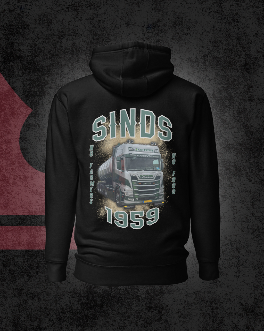 Van Triest 1959 Edition Kapuzenpullover – schwarz