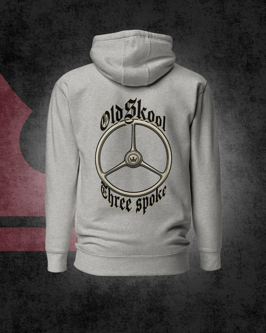 Old School Dreispeichen-Hoodie