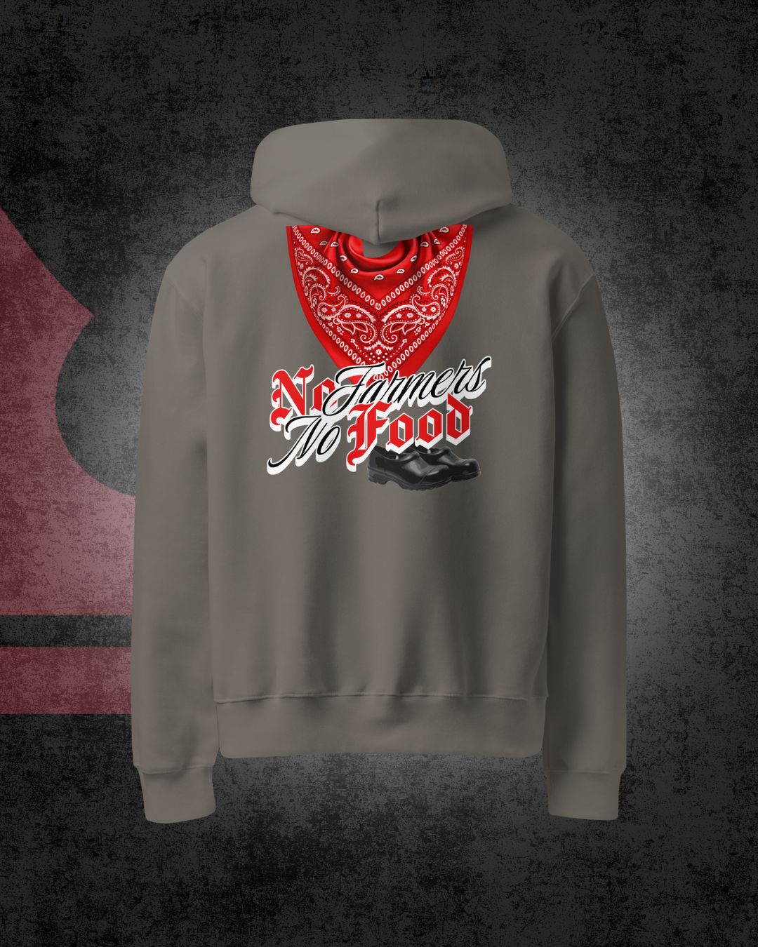 No Farmers No Food Oversized Hoodie