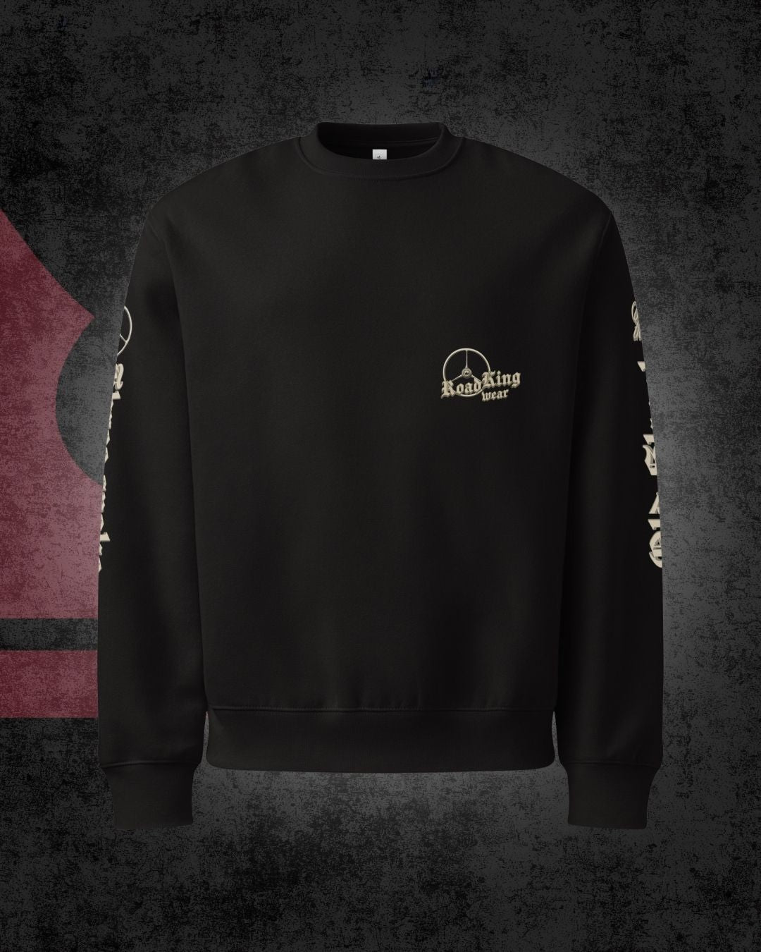 Oldskool Dreispeichen-Sonderedition Oversize-Pullover