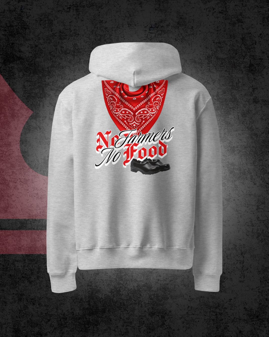 No Farmers No Food Oversized Hoodie