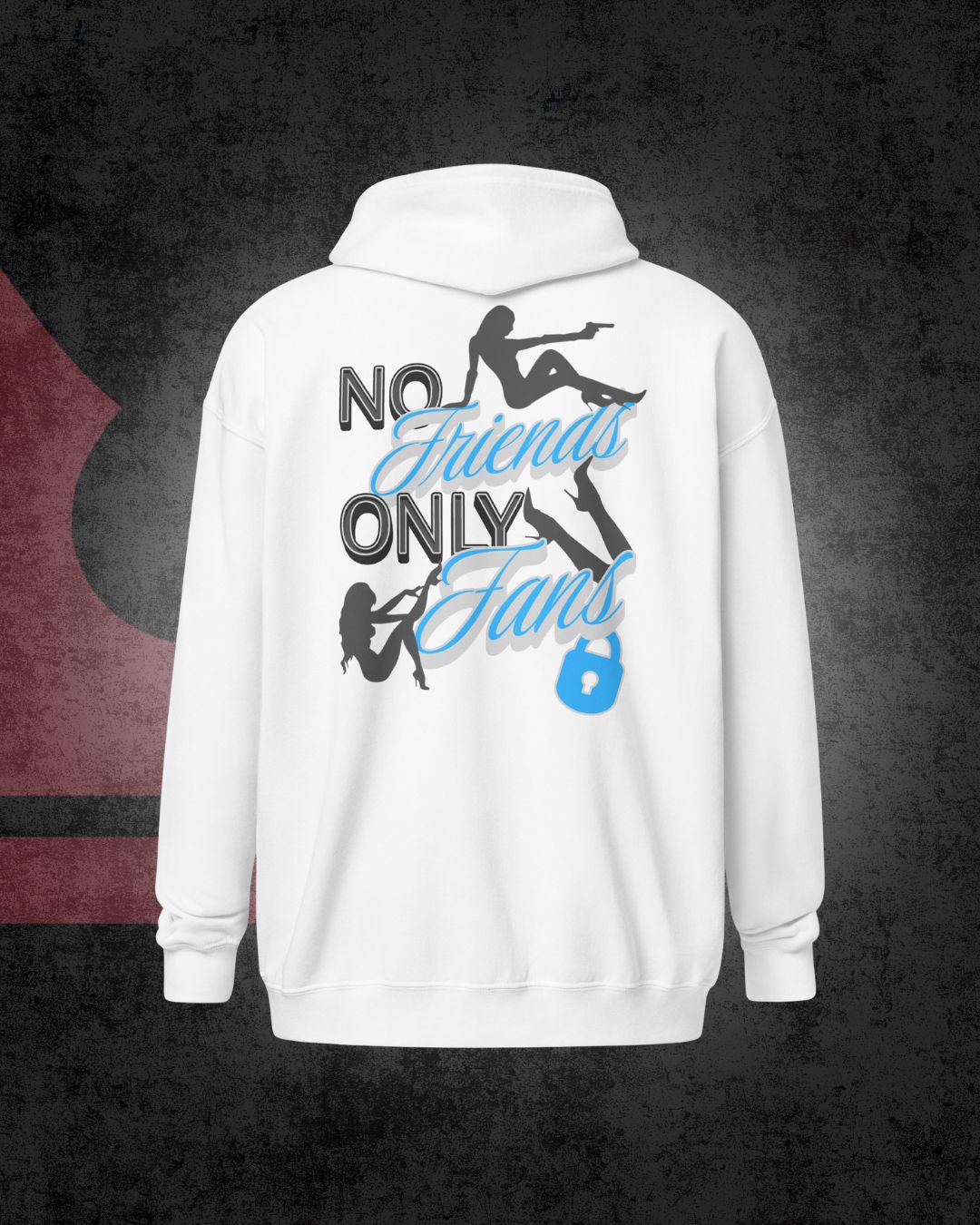 No Friends Only Fans Zip Hoodie