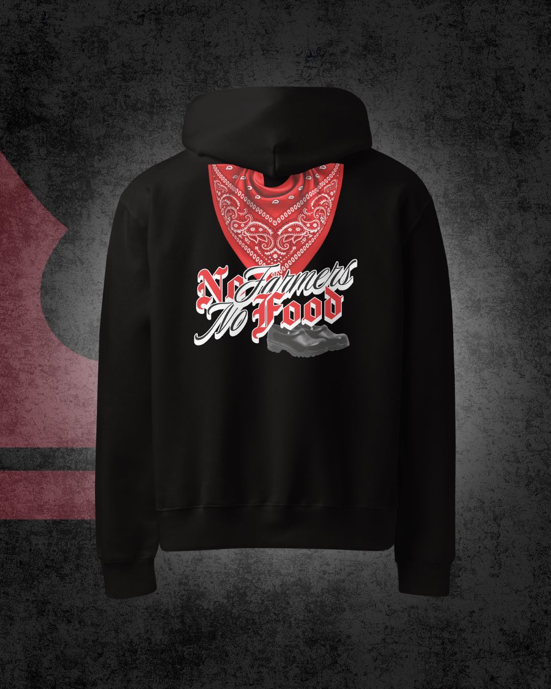 No Farmers No Food Oversized Hoodie