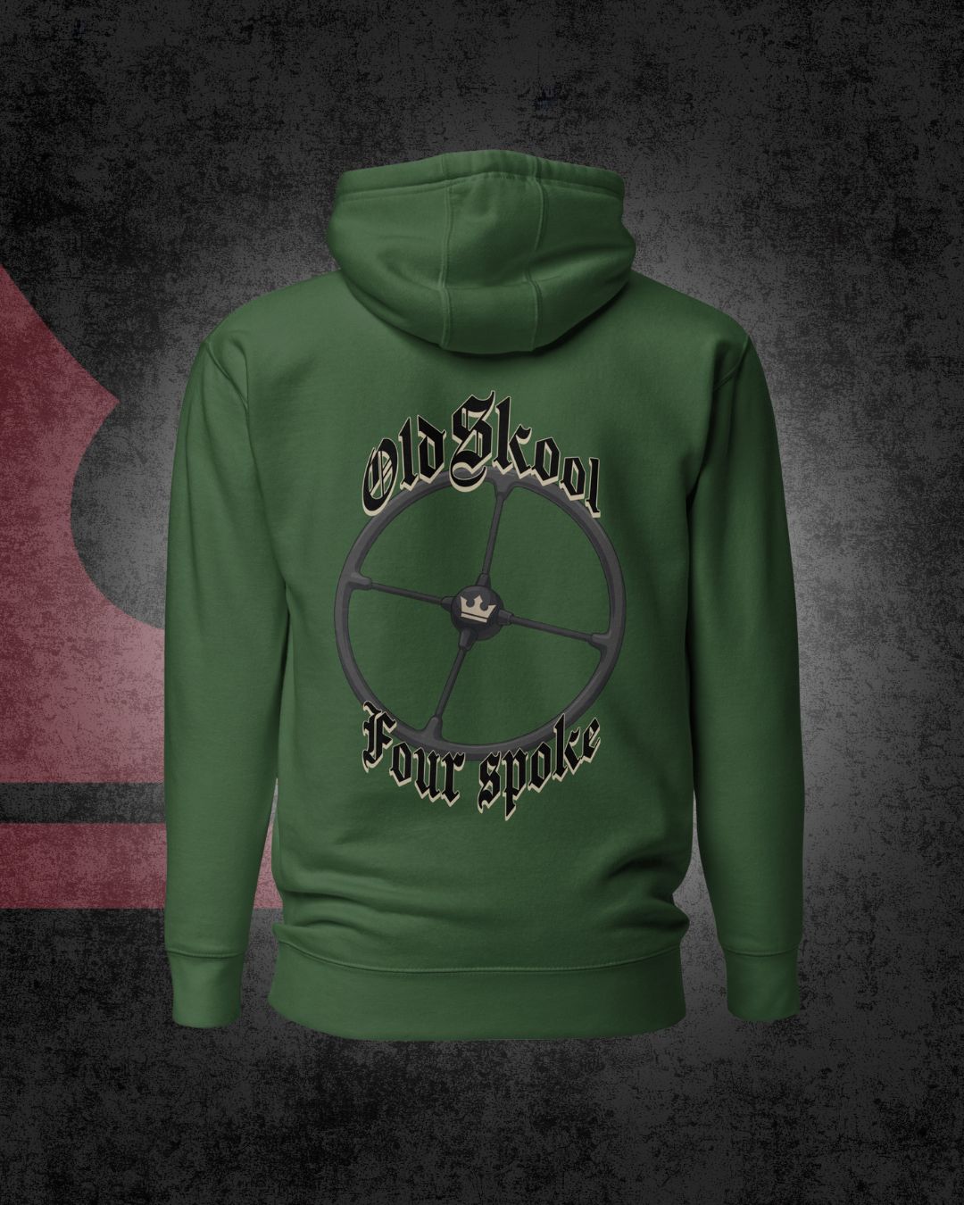 Old School Four Spoke Hoodie