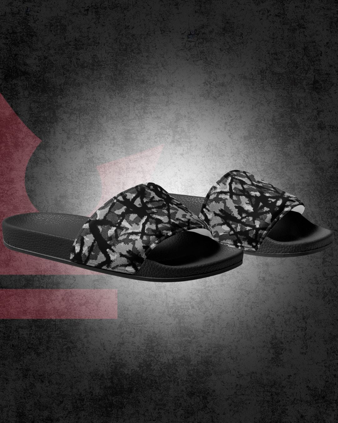 Danish pluche slides - Grey