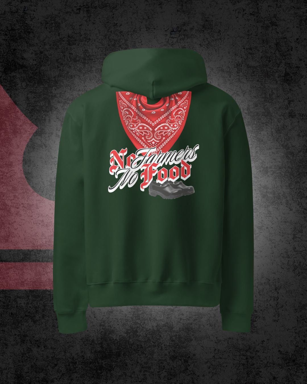No Farmers No Food Oversized Hoodie
